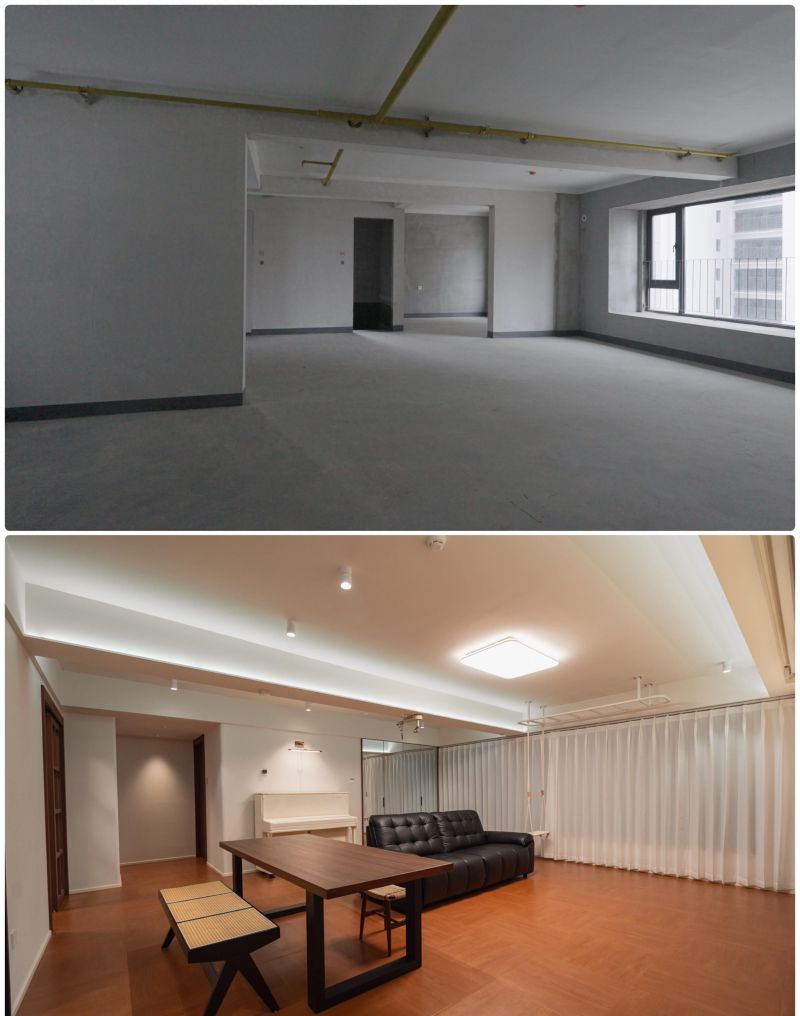 两年期房一年装修，中古自然生长风客厅的无底洞记录