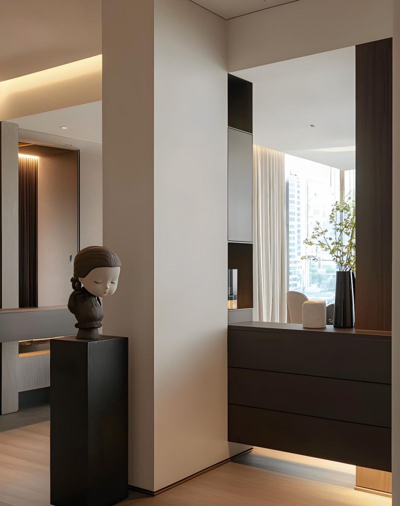 告别呆板！极简风客厅这行云流水的设计，好巴适！ - 家居知识