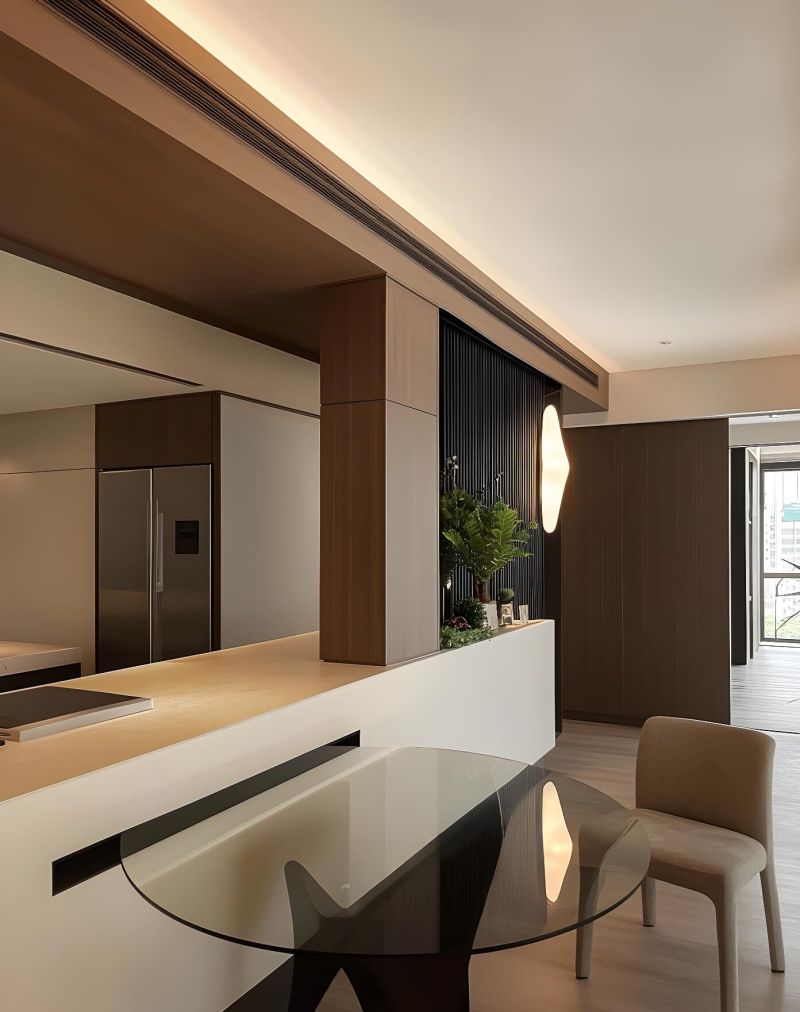 告别呆板！极简风客厅这行云流水的设计，好巴适！ - 家居知识