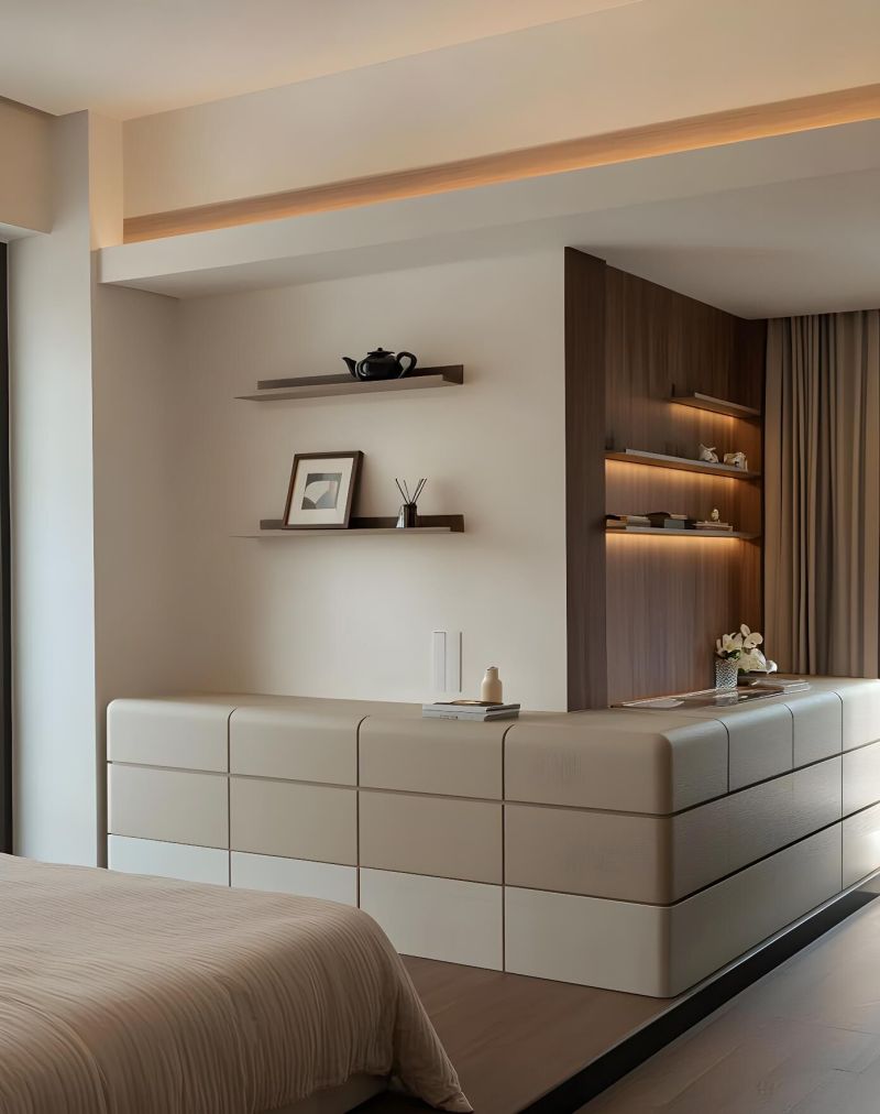 告别呆板！极简风客厅这行云流水的设计，好巴适！ - 家居知识