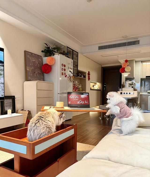 有了这个80㎡的胡桃奶油风小家，再也不用租房搬家了！ - 家居知识