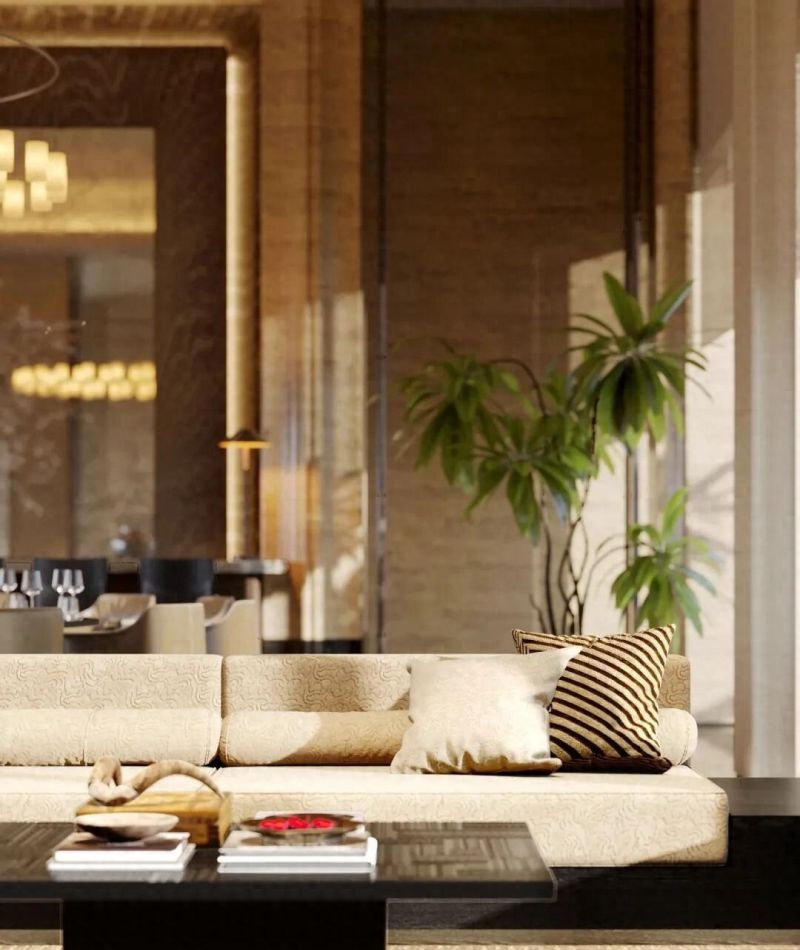 176㎡暖色新中式，简约美学演绎奢华格调