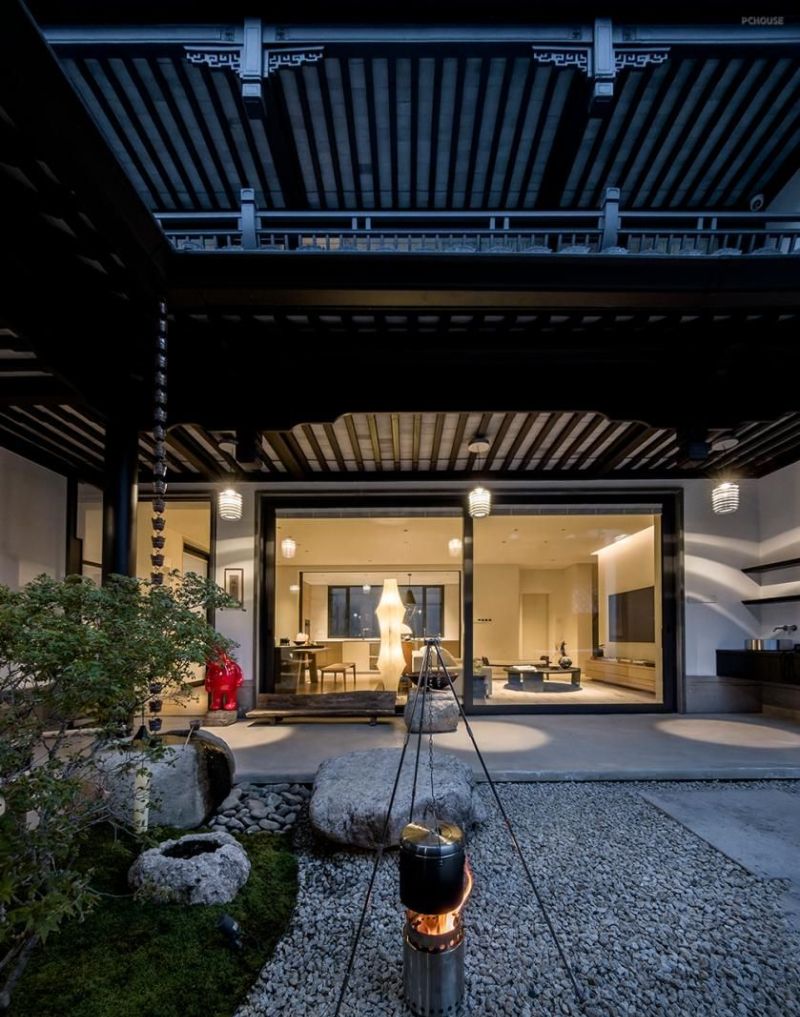 当中式合院遇上90后，被年轻人捡起来的新中式美得挪不开眼！ - 家居知识