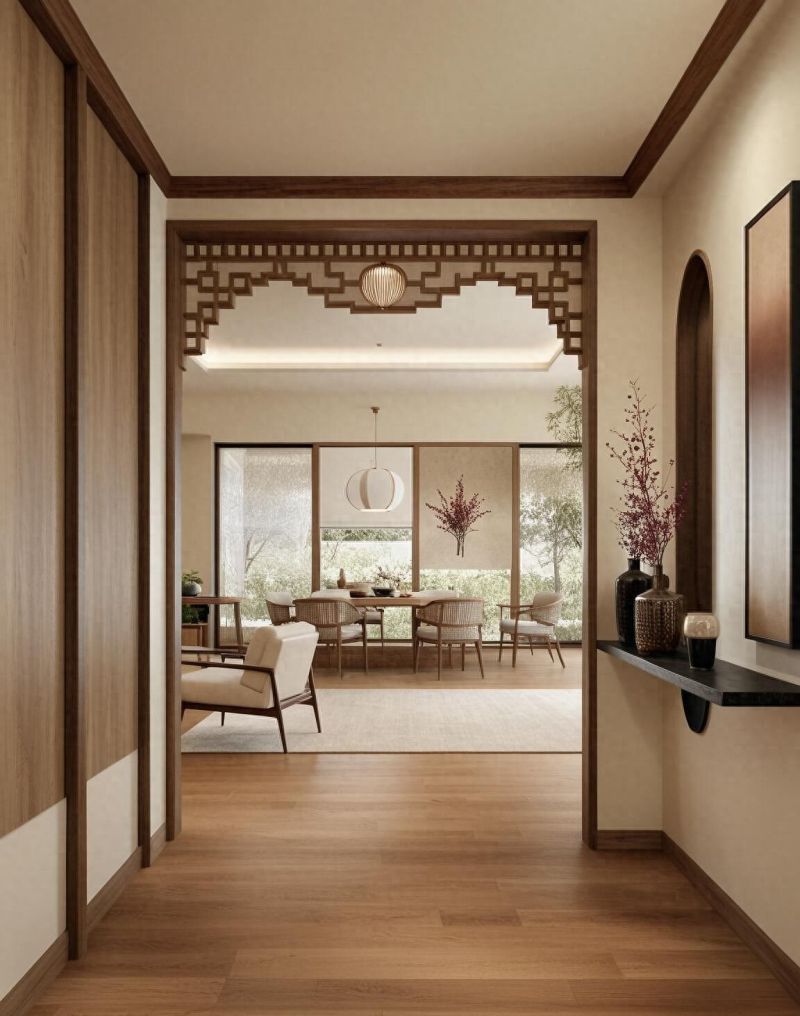 业主装新中式小家惊艳小区，物业直呼‘出名了’