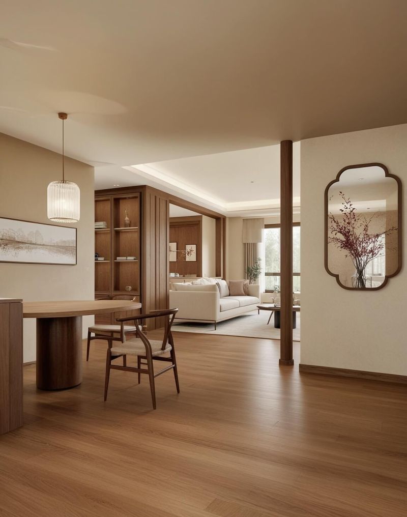 物业说：你装的新中式小家在小区出名了～ - 家居知识