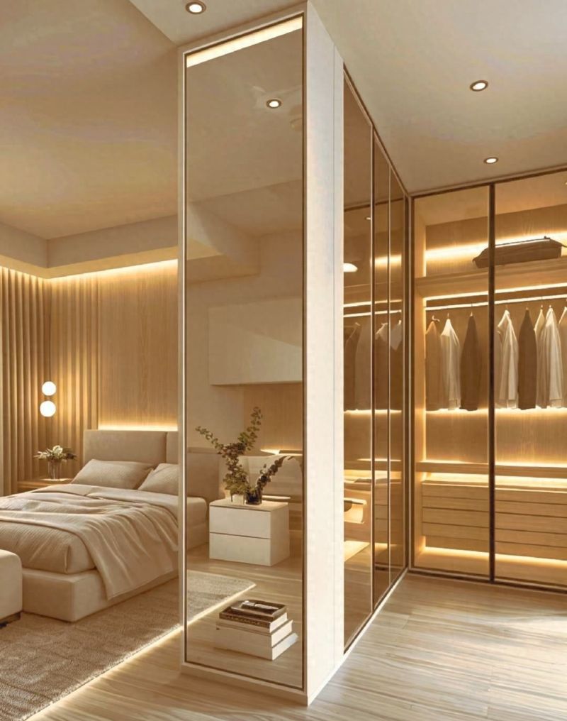L型衣柜衣帽间设计，巧妙利用转角空间，打造实用又美观的收纳方案