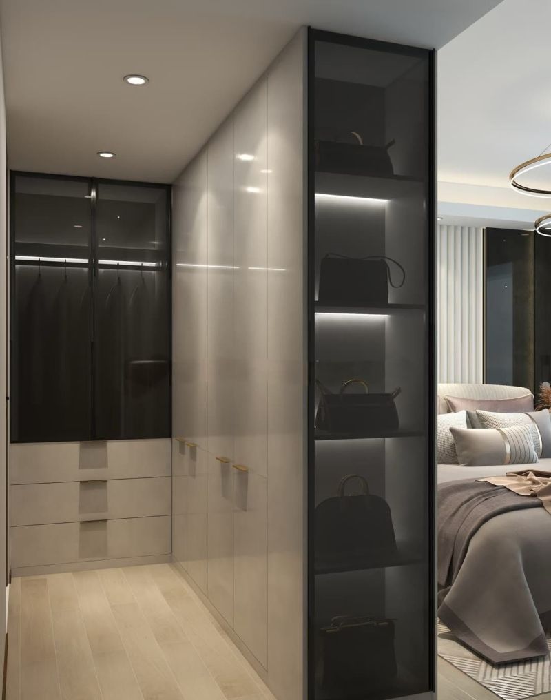 L型衣柜衣帽间设计 - 家居知识