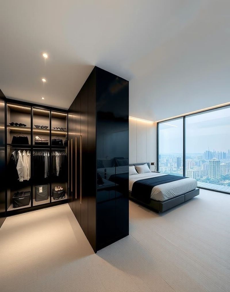 L型衣柜衣帽间设计 - 家居知识