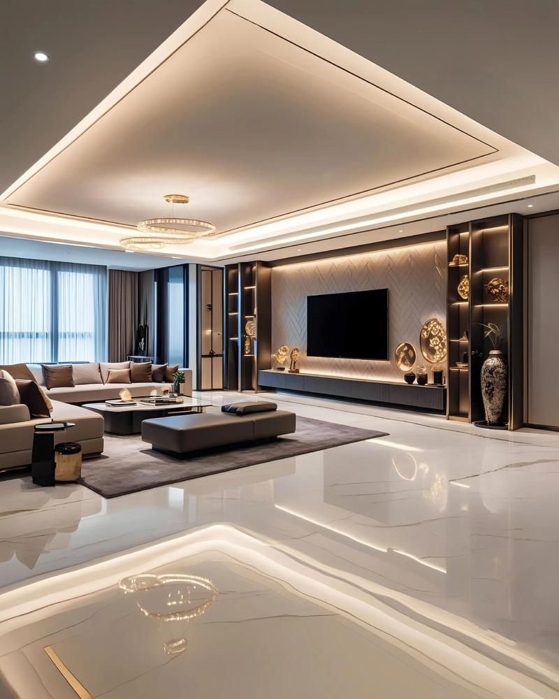 轻奢风+大平层，高级里的天花板！ - 家居知识