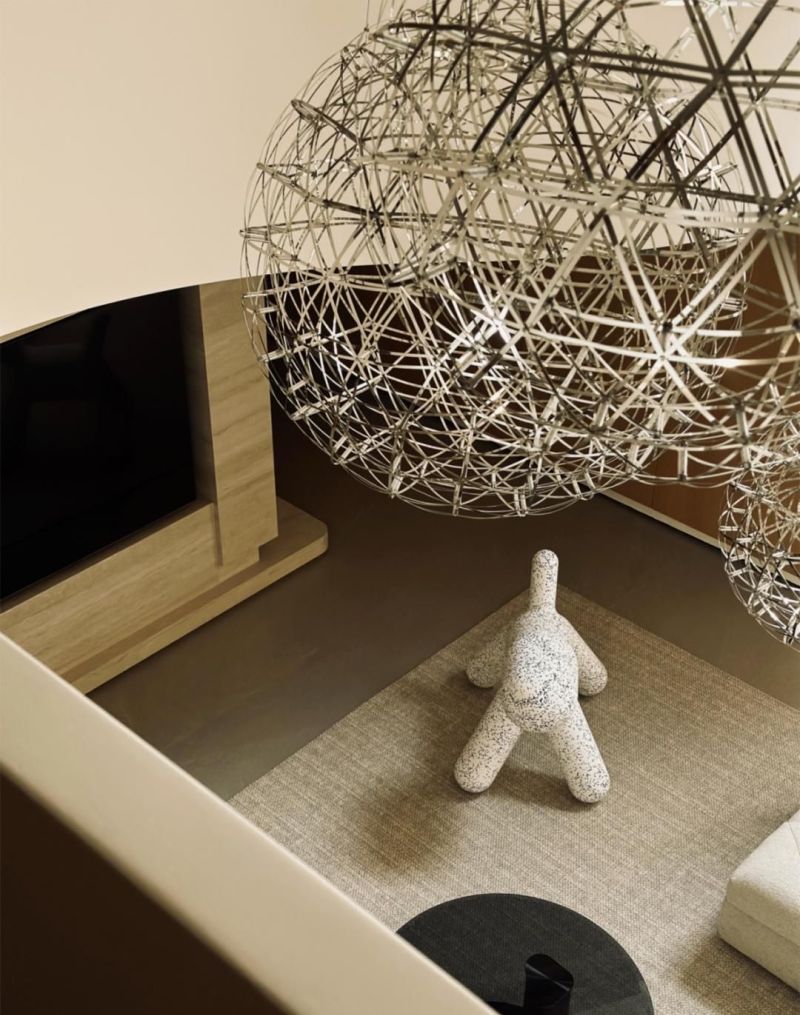 328㎡原木风复式豪宅，简约曲线美！ - 家居知识