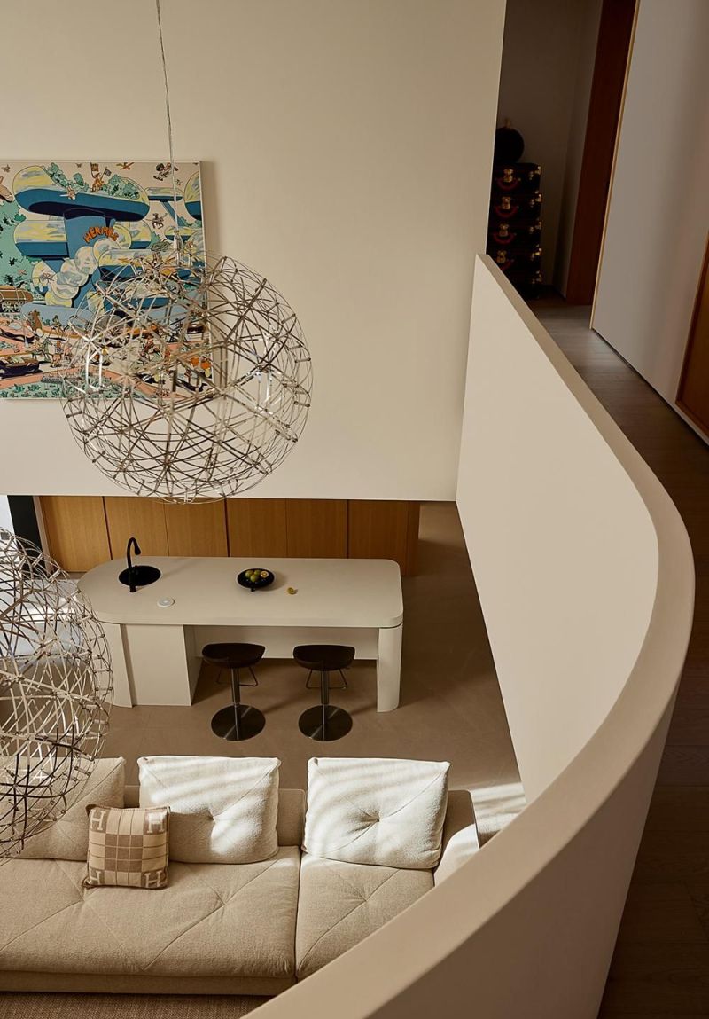 328㎡原木风复式豪宅，简约曲线美！ - 家居知识