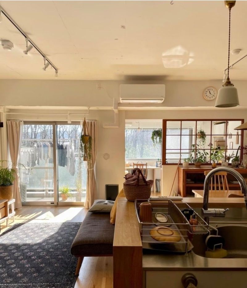 日本博主的四口之家：舒适温馨的原木风，日剧既视感 - 家居知识