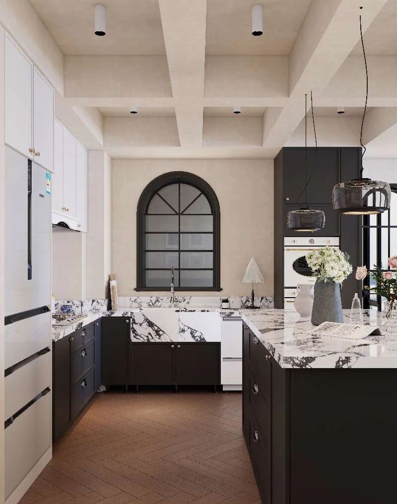 大连天鹅湾174号，轻法式效果 - 家居知识