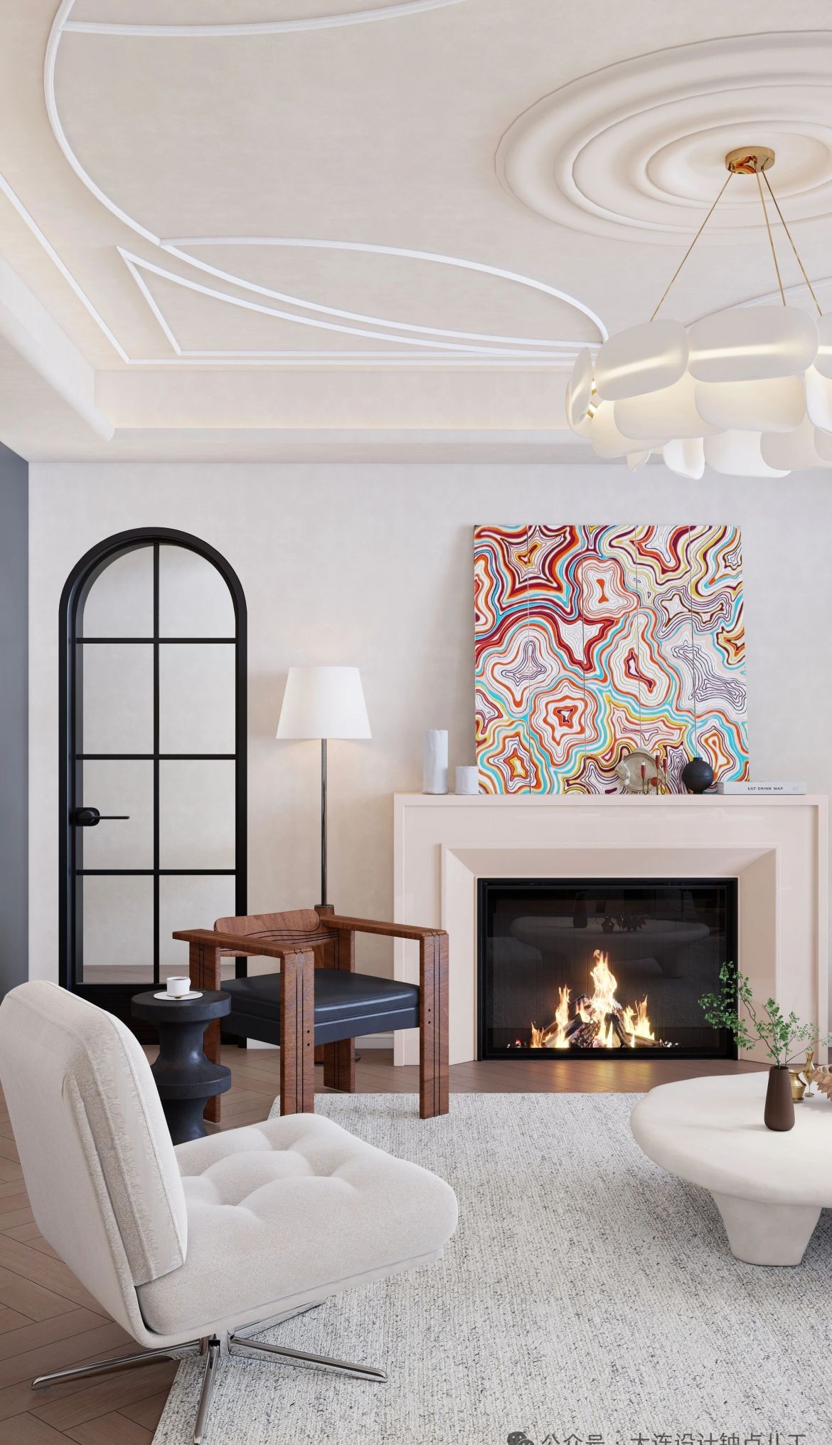 大连天鹅湾174号，轻法式效果 - 家居知识