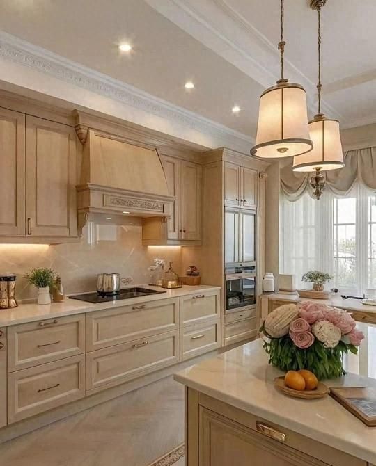 2026最新款浪漫法式厨房设计，优雅与实用的完美融合