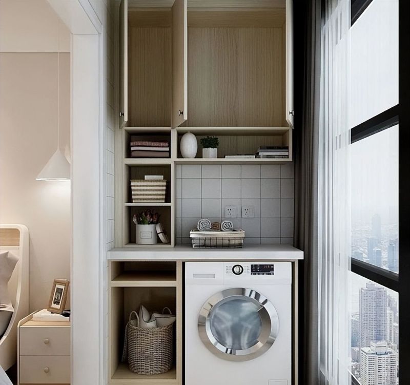 2026 超流行的 6款 阳台洗衣柜 - 家居知识