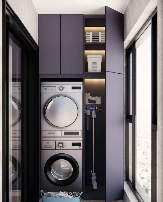 2026 超流行的 6款 阳台洗衣柜 - 家居知识