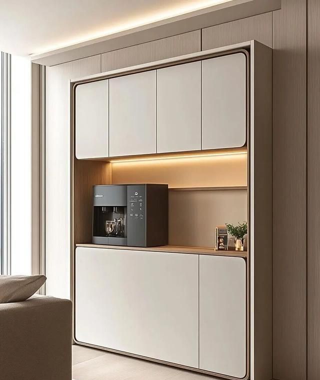 餐边柜封神设计！极简原木风，高级实用还耐用 - 家居知识