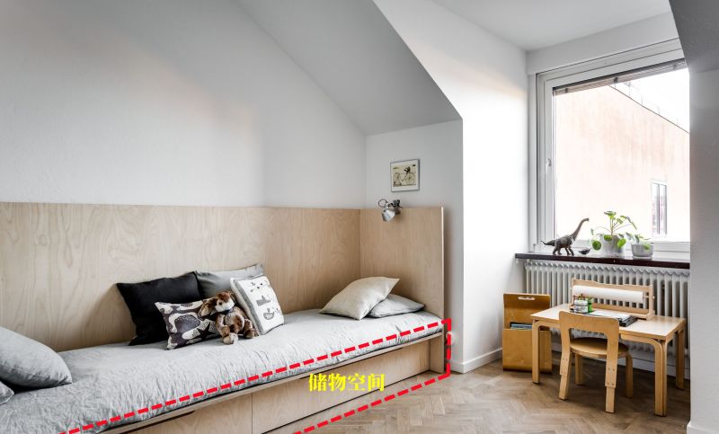 榻榻米做长一点，2头各是一张床，不用爬上爬下，比高低床方便 - 家居知识