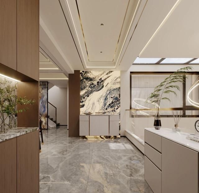 450㎡现代轻奢风排屋装修-诸暨正泓府 - 家居知识