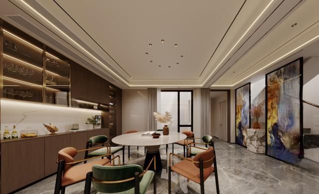 450㎡现代轻奢风排屋装修-诸暨正泓府 - 家居知识