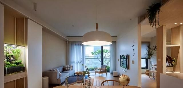 原木与绿植打造170㎡北欧原木风，巧用绿植；一不小心美爆你的家 - 家居知识