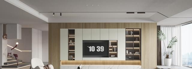 电视墙别只挂电视，定制满墙柜！收纳翻倍还显大 - 家居知识