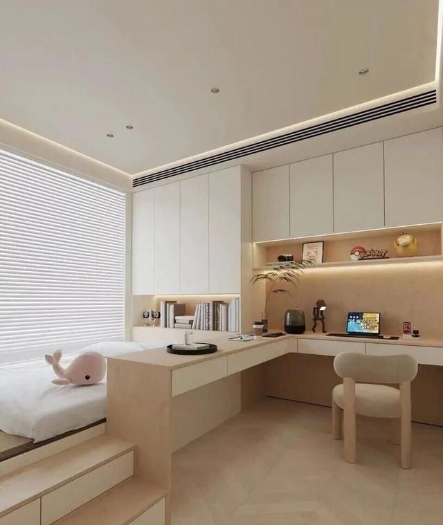 儿童房半包围榻榻米30款！小空间秒变储物+学习+玩耍区 - 家居知识