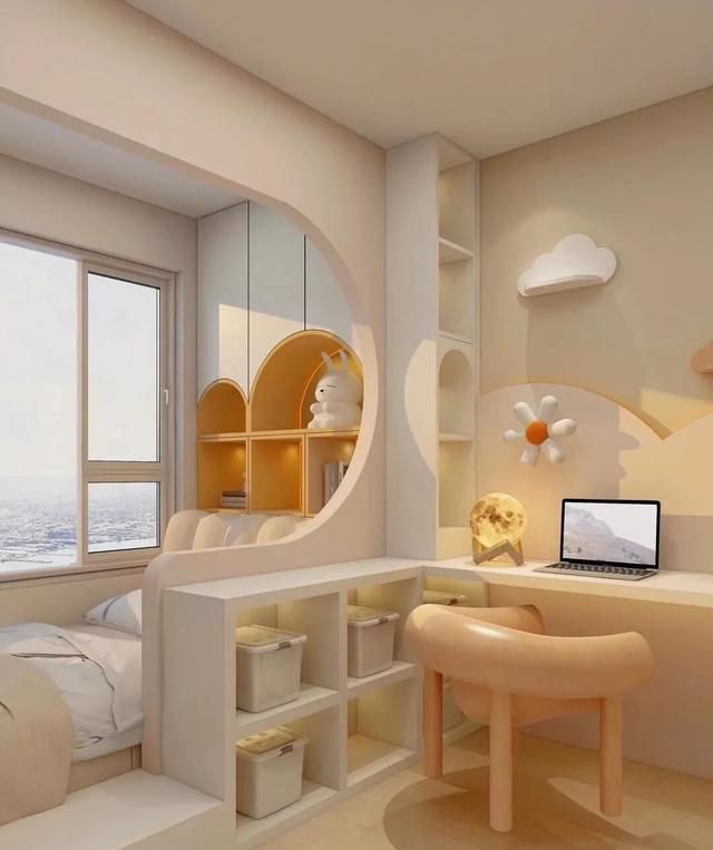 儿童房半包围榻榻米30款，小空间秒变储物+学习+玩耍区 - 家居知识