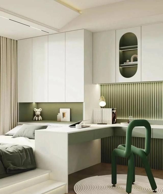 儿童房半包围榻榻米30款，小空间秒变储物+学习+玩耍区 - 家居知识