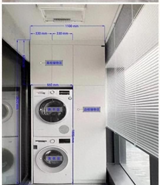 8种阳台柜设计风格及尺寸图，装修必备收藏指南