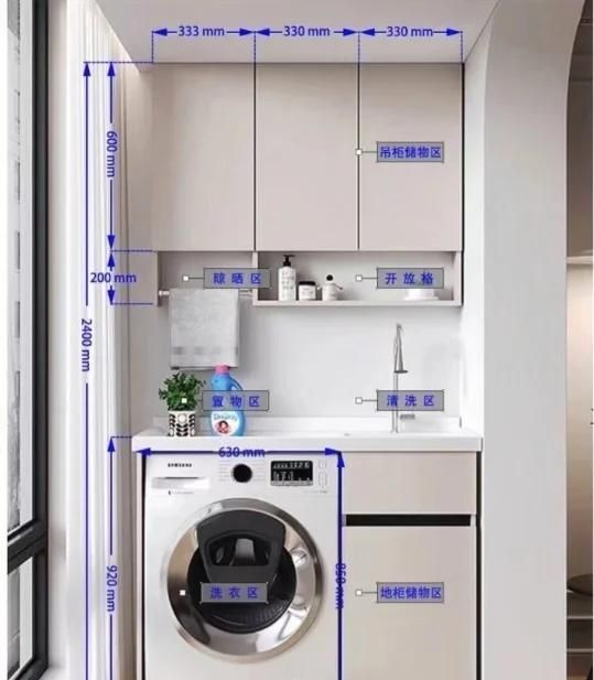 8种阳台柜设计风格及尺寸图，要装修的快收藏 - 家居知识