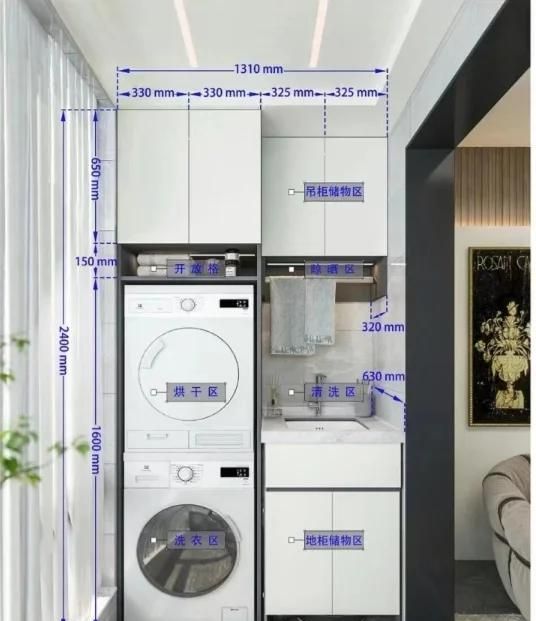 8种阳台柜设计风格及尺寸图，要装修的快收藏 - 家居知识