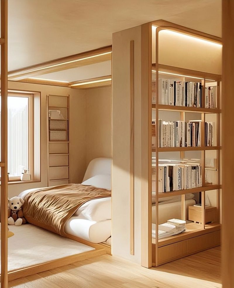 用书柜做隔断也不错！ - 家居知识