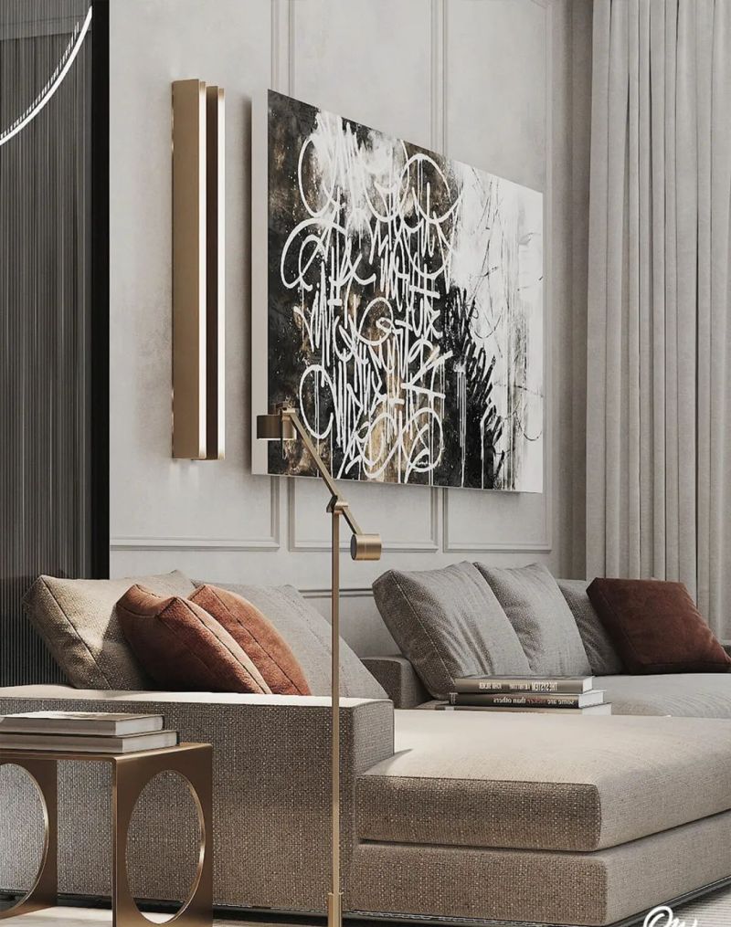 107m²轻奢公寓，时尚与优雅并存 - 家居知识