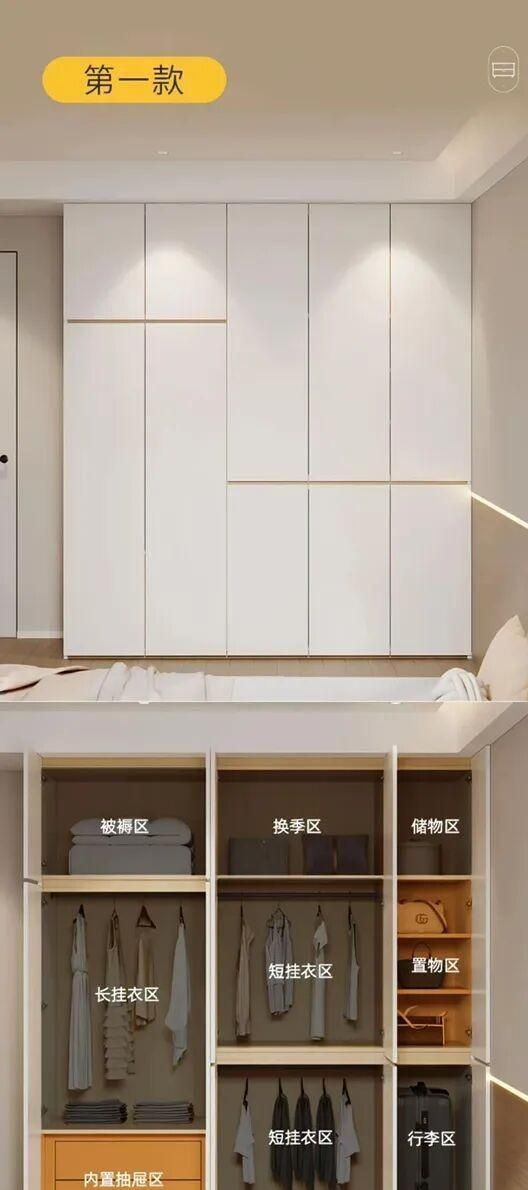 定制衣柜别乱做！9款分段式设计+内部结构？照着做超能装 - 家居知识