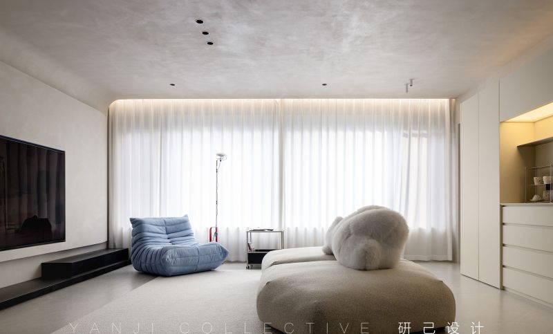 温柔的现代简约风，128平清爽自在的家 - 家居知识