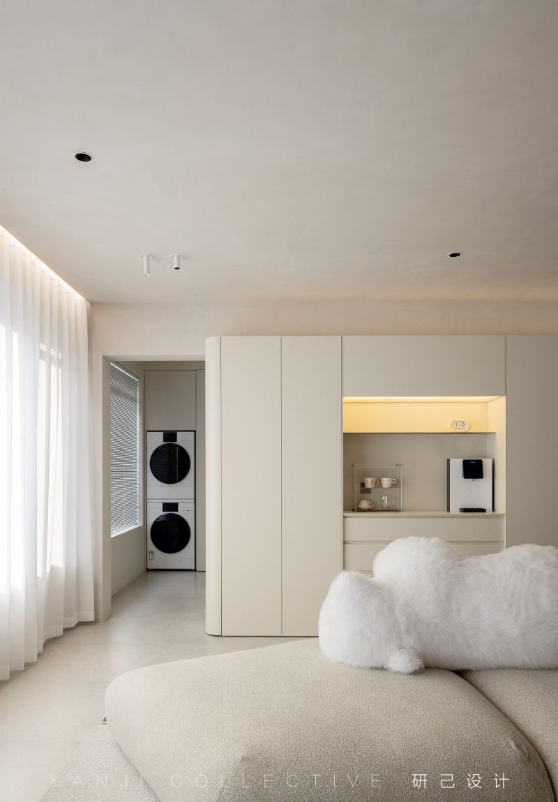 温柔的现代简约风，128平清爽自在的家 - 家居知识