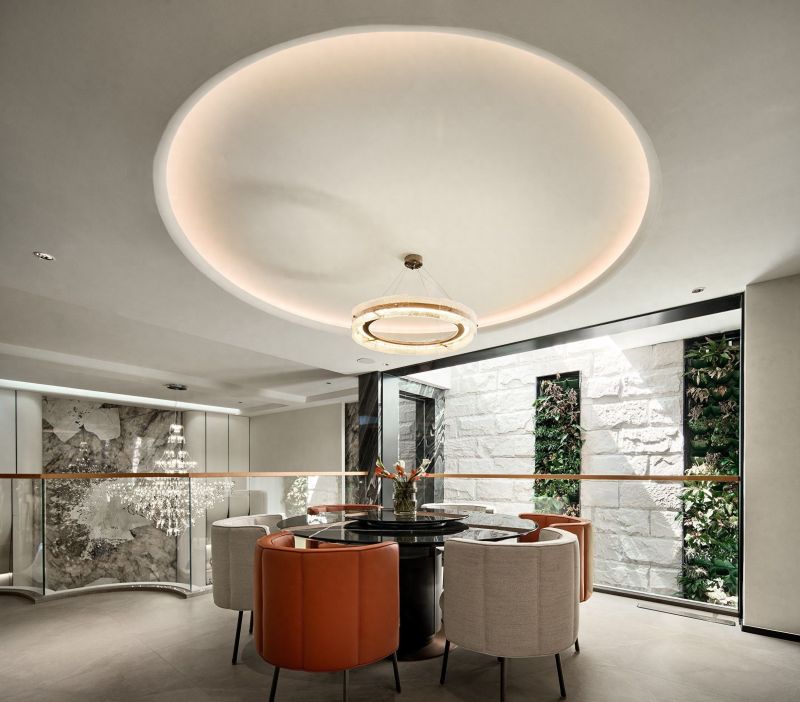 MHOO|湖风雅园450㎡意式轻奢风：理性线条里的轻奢温度 - 家居知识