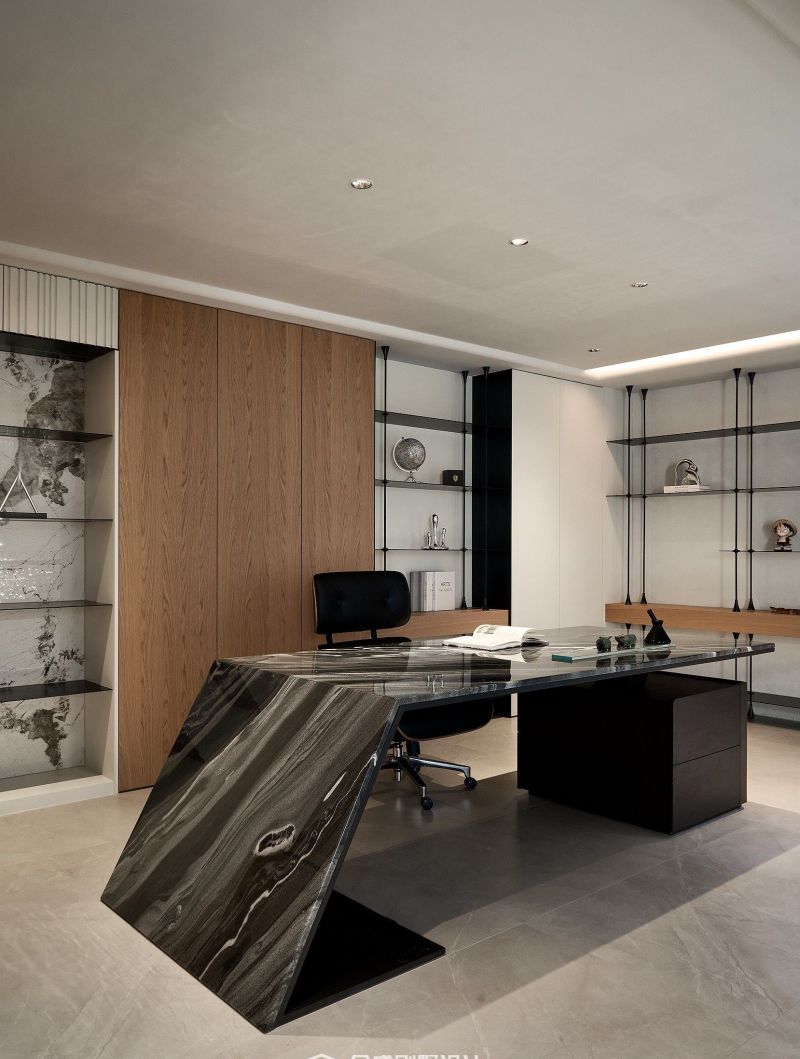 MHOO|湖风雅园450㎡意式轻奢风：理性线条里的轻奢温度 - 家居知识