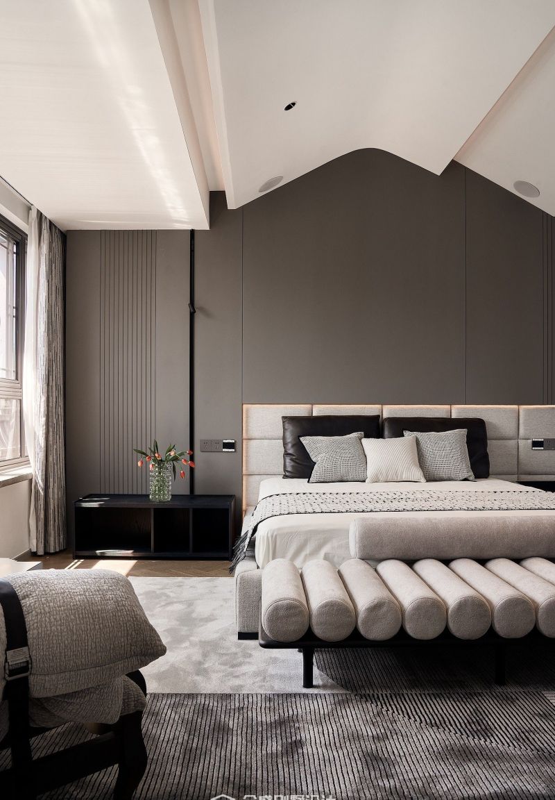 MHOO|湖风雅园450㎡意式轻奢风：理性线条里的轻奢温度 - 家居知识