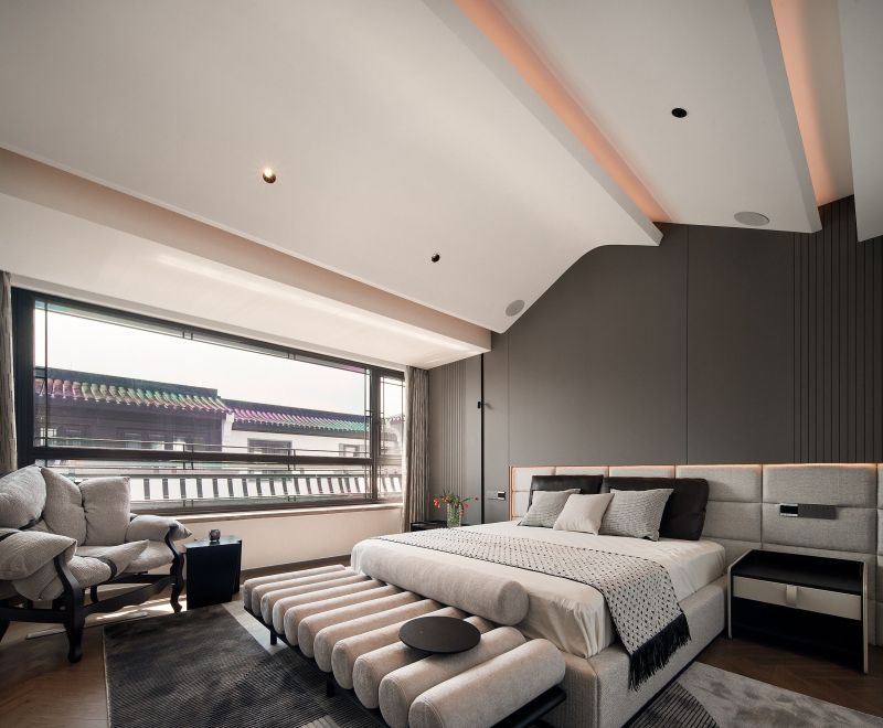 MHOO|湖风雅园450㎡意式轻奢风：理性线条里的轻奢温度 - 家居知识