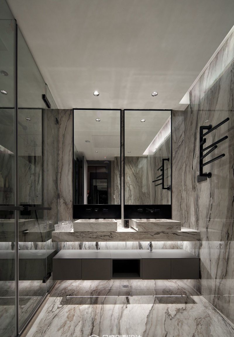 MHOO|湖风雅园450㎡意式轻奢风：理性线条里的轻奢温度 - 家居知识