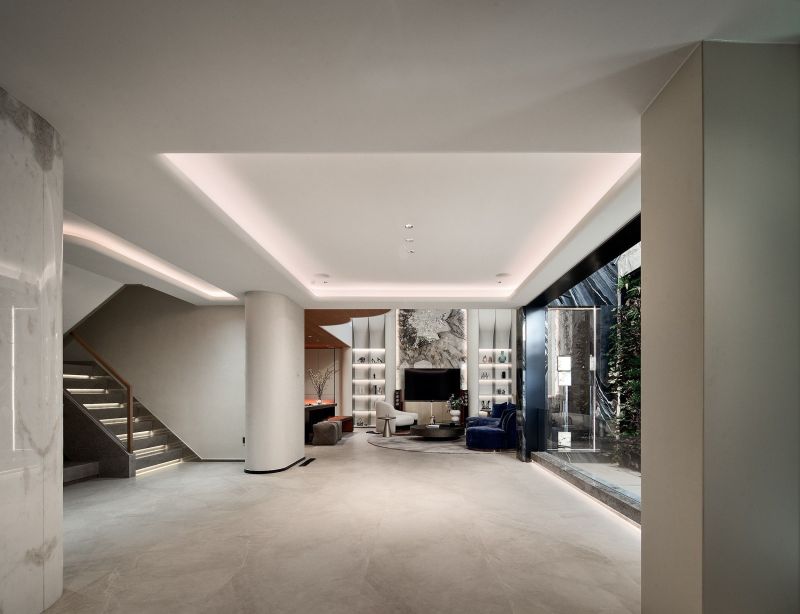 MHOO|湖风雅园450㎡意式轻奢风：理性线条里的轻奢温度 - 家居知识