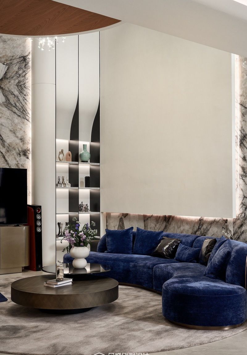 MHOO|湖风雅园450㎡意式轻奢风：理性线条里的轻奢温度 - 家居知识