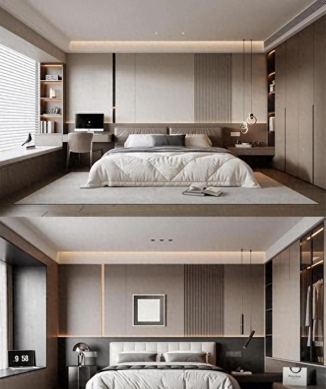 意式轻奢卧室，霸总风范的极致演绎