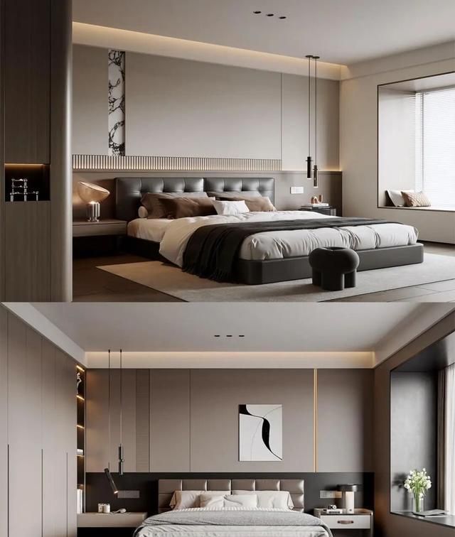 霸总既视感的意式轻奢风卧室篇 - 家居知识