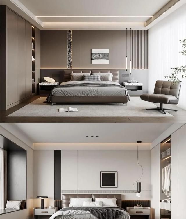 霸总既视感的意式轻奢风卧室篇 - 家居知识