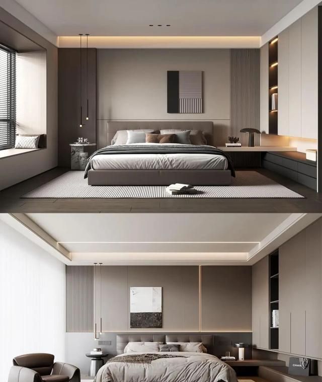 霸总既视感的意式轻奢风卧室篇 - 家居知识