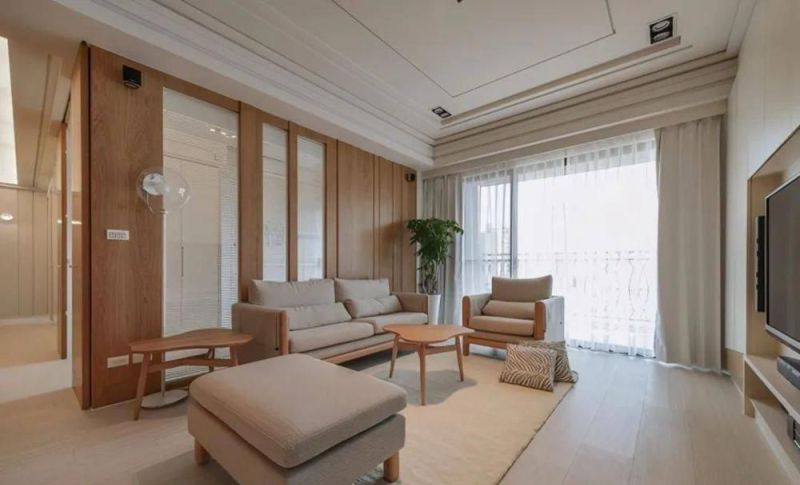 88㎡日式两居原木风，客餐厅通透设计，打造出极致舒适与美感 - 家居知识